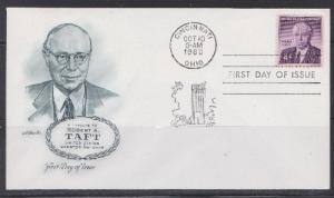 1161 Robert Taft Unaddressed Artmaster FDC