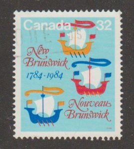 Canada  Scott# 1014 New Brunswick