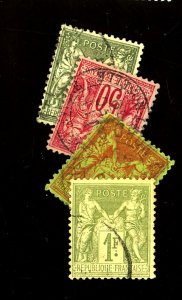 FRANCE 76 84 98 101 USED FVF Cat $26