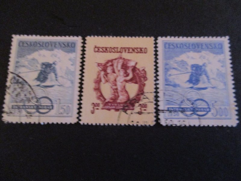 Czechoslovakia #401-03 Used WDWPhilatelic (12-22)