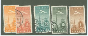 Denmark #C6-10 Used Single (Complete Set)