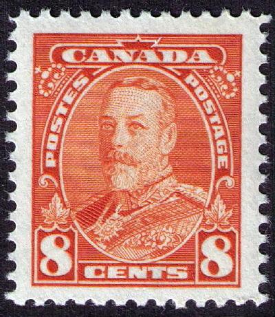 Canada # 222 Mint VF NH pristine as issued Cat $ 6.75