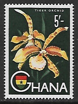 Ghana # 59 - Tiger Orchid  - MNH.....{GR45}