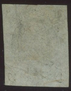 U.S. #1a Variety Used with Pre Printing Paper Fold 