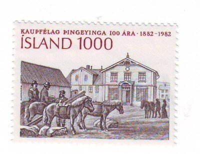 Iceland Sc 559 1982  Co-Op Anniversary stamp mint NH