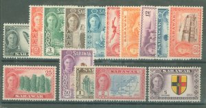 Sarawak #180-194  Single (Complete Set)