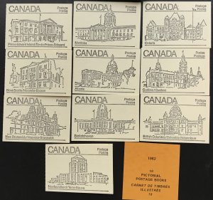 Canada 945a set of  ten booklets  MNH SCV $12.00