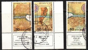 Israel Sc #975-977 Used with Tabs