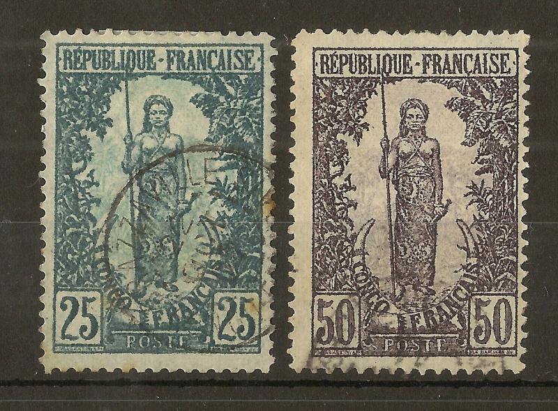 Fr Congo 1900 Bakalois Woman (2v)