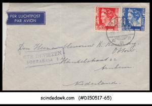 NETHERLANDS - 1948 AIR MAIL envelope with STAMPS