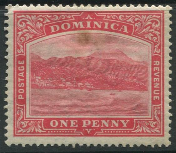 Dominica -Scott 57 - KGV Definitive Issue -1921 -Mint - Single 1p Stamp