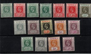 Gambia KGV mint collection WS42804