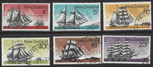 New Zealand #571-576 Used Full Set of 6 Ships