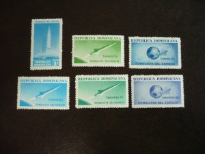 Stamps - Dominican Republic - Scott#598-601,C135-C136 - Mint NH Set of 6 Stamps