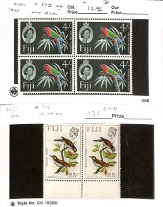 Fiji, Postage Stamp, #173 Block, 315 Pair MInt NH, 1959-71