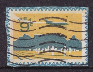 South Africa Jetliner over Table Mountain 9c Stationary Cut Out VGC