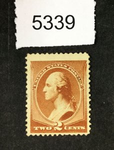 MOMEN: US STAMPS  #210 MINT OG NH LOT #5339