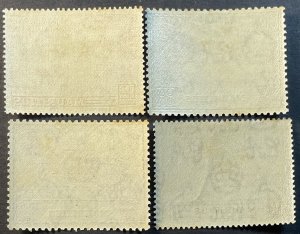 MAURITIUS # 231-234-MINT/HINGED---COMPLETE SET---1949