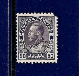  1911+ Canada Scott #120 Unused ~ Sc CV = $80.00 ~ King George V 'Admiral' Issue 