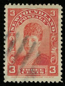 1897-1918, Royal Family,Newfoundland, 3 cents, SC #83 (Т-8477)