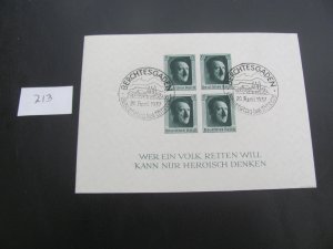 GERMANY 1936 USED SC B103 SS XF 30 EUROS (213)