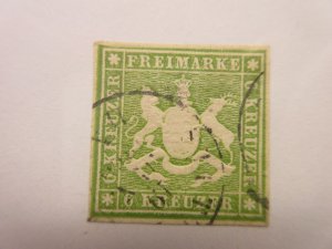 WURTEMBERG Scott 16 great margins USED Cat $125