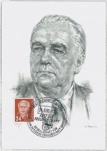 32593 - GERMANY DDR - MAXIMUM CARD - 1956 - POLITICS-