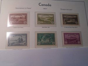 Canada  #  268-73  MNH