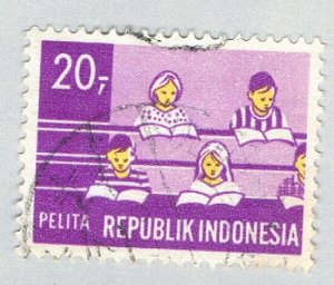 Indonesia School Children violet 20 (AP127828)