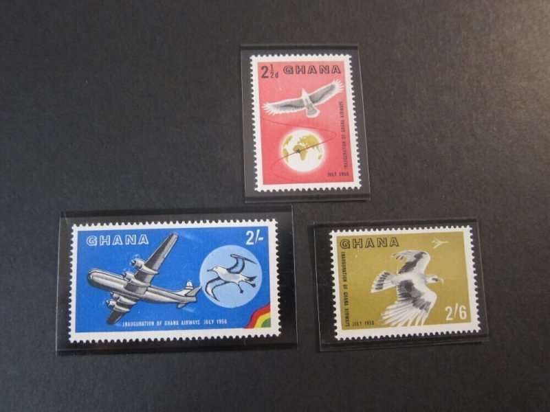 Ghana Bird 1958 Sc 32,34-5 MNH