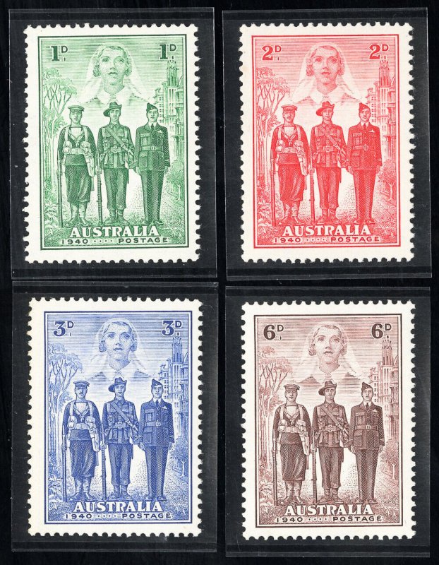 Australia Stamps # 184-7 MNH XF Scott Value $46.00