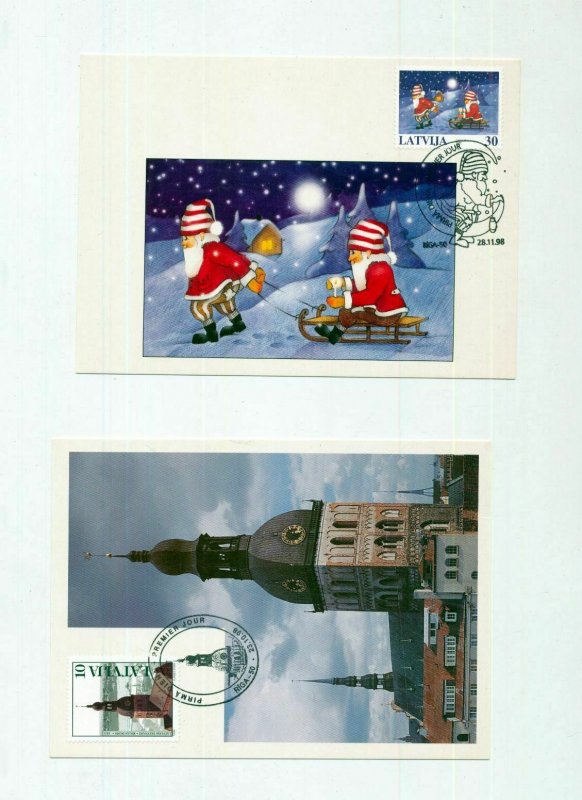 LATVIA Cards Maxi Booklet Sheets Birds Mixture(AED 45)