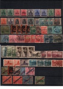Germany Saar Sarre very good lot of used stamps very interesting postally used