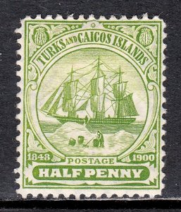 Turks and Caicos Islands - Scott #10 - MH - SCV $6.50