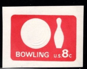 #U563 Bowling Cut Square  - Mint