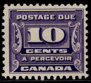 CANADA GV SG D17, 10c violet, M MINT. Cat £30.