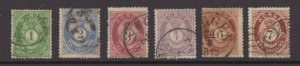 Norway - Sc# 16 - 21 Used       /      Lot 0923316