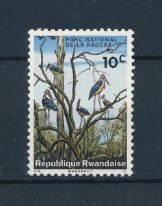 [102900] Rwanda 1965 Birds vogel oiseaux Akagera National Park From set MNH