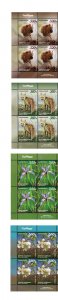 Armenia 2023 MNH** Mi 1371-1374 Flora Fauna Caucasian squirrel fox Iris Pyrus