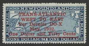 NEWFOUNDLAND 1932 Trans-Atlantic $1.50/$1. MNH **. Unitrade C12 cat C$800.