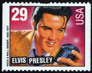 SC#2731 29¢ American Music Series: Elvis Presley Booklet Single (1993) MNH