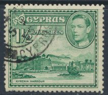 Cyprus  SG 155ab SC# 165  Used   Kyrenia  Harbour  see detail and scan