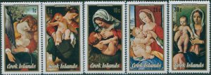 Cook Islands 1972 SG406-410 Christmas set MNH