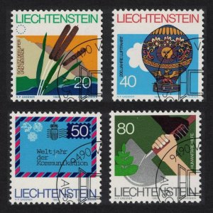 Liechtenstein Anniversaries and Events 4v 1983 CTO SG#816-819