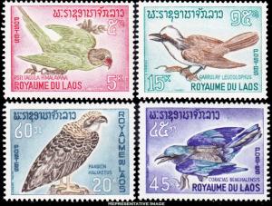 Laos Scott 122-125 Mint never hinged.