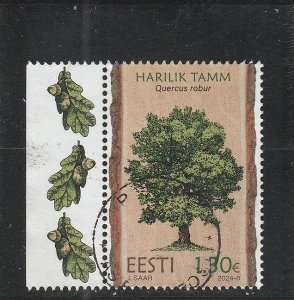 Estonia  Scott#  1027  Used  (2024 English Oak)