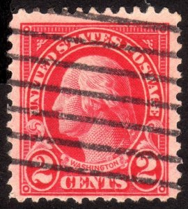 1923, US 2c, George Washington, Used Sc 554