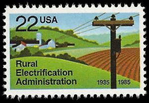 # 2144 MINT NEVER HINGED RURAL ELECTICITY XF+