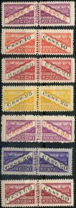 San Marino SC# Q17-22 Parcel Post pairs MH