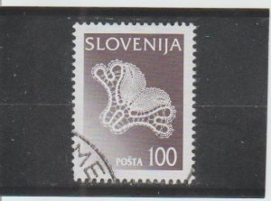 Slovenia  Scott#  304  Used  (1997  Lace)